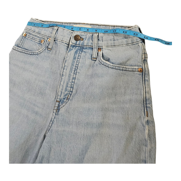 Madewell Slim Wide-Leg Full-Length Size 26 Light Blue Jeans - Picture 6 of 9